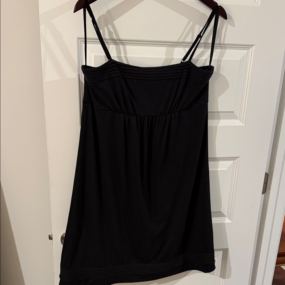 Ann Taylor Loft Black Women's Spaghetti Strap Dress Medium